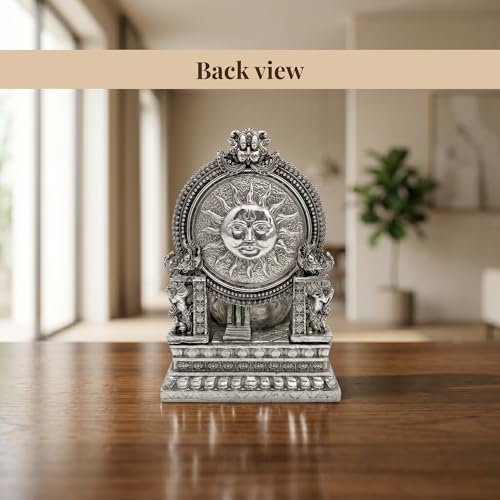 Image 3 of Dev Aastha Ganesha Silver Plated Ganesh Idol