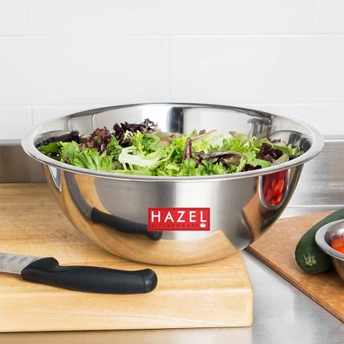 Image 12 of 1 / 2730 ML for the product HAZEL Stainless Steel Mixing Bowl