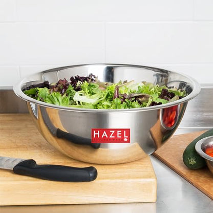 Image 12 of 1 / 2730 ML for the product HAZEL Stainless Steel Mixing Bowl