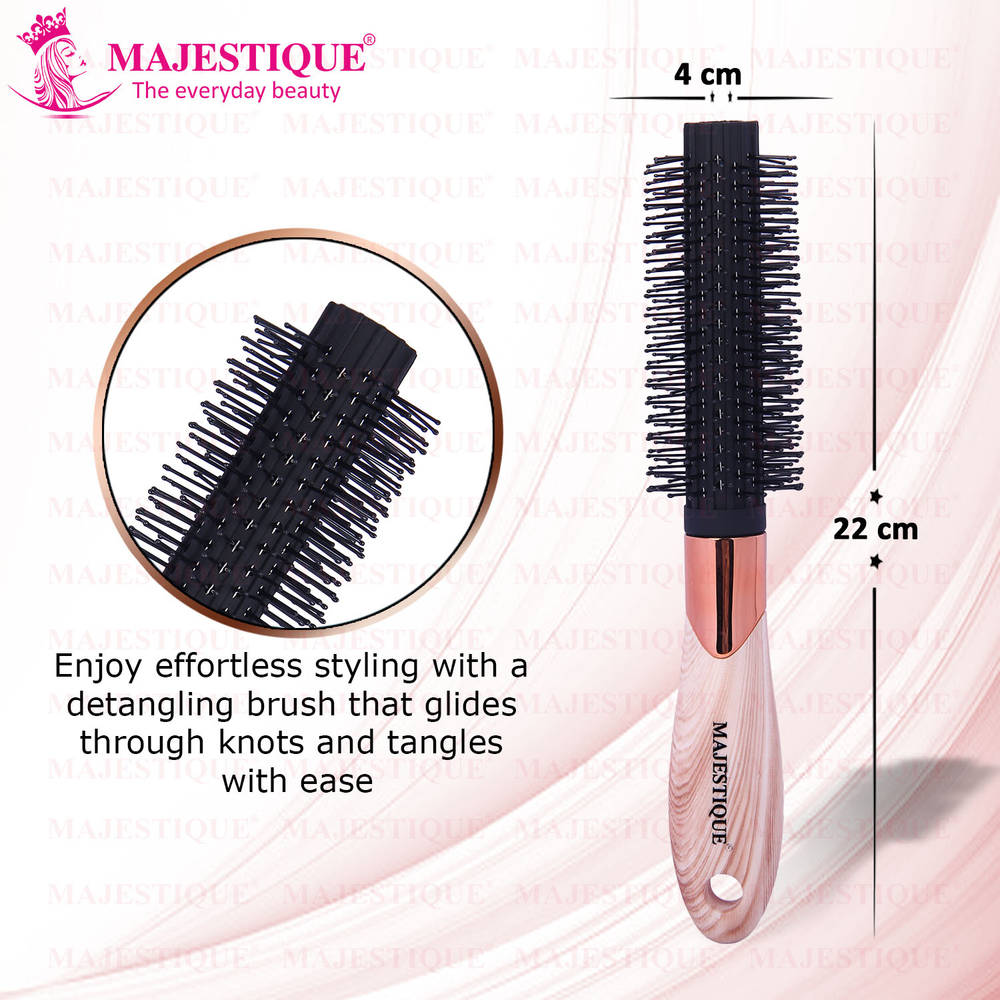 Image 2 of Majestique Roller Hair Brush - Bio-Friendly for Blow Drying & Hair Styling