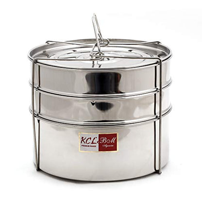 Image 1 of Default Title for the product KCL Inner Lid Stainless Steel Cooker Separator, 10L, Silver