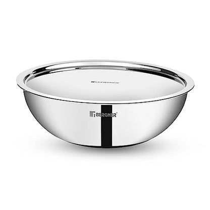 Image 1 of 20 cm / Tasla (New) for the product BERGNER Tripro Triply Stainless Steel Cook and Serve Tasla/Tasra