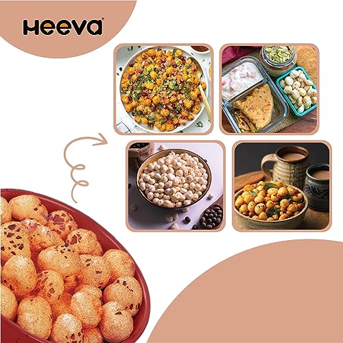 Image 3 of Heeva Roasted Makhana Foxnut Peri-Peri Flavour Pack of 2 100g