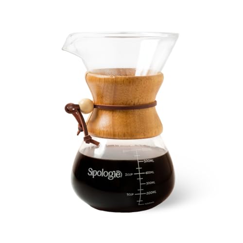 Image 1 of Default Title for the product Sipologie Chemex Pour Over Drip Coffee Maker 600ml