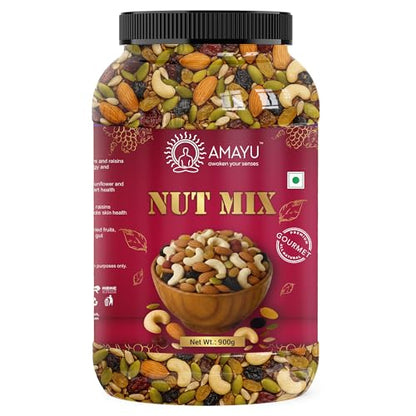 Image 1 of 900 g (Pack of 1) for the product AMAYU Premium Nut & Seed Mix