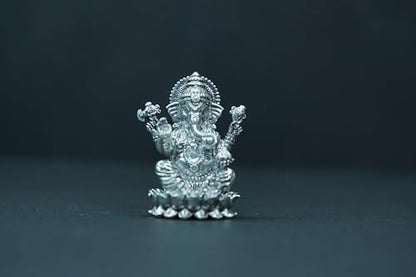 Image 2 of Dista Silvers Antique Lotus Ganesh 43.75g