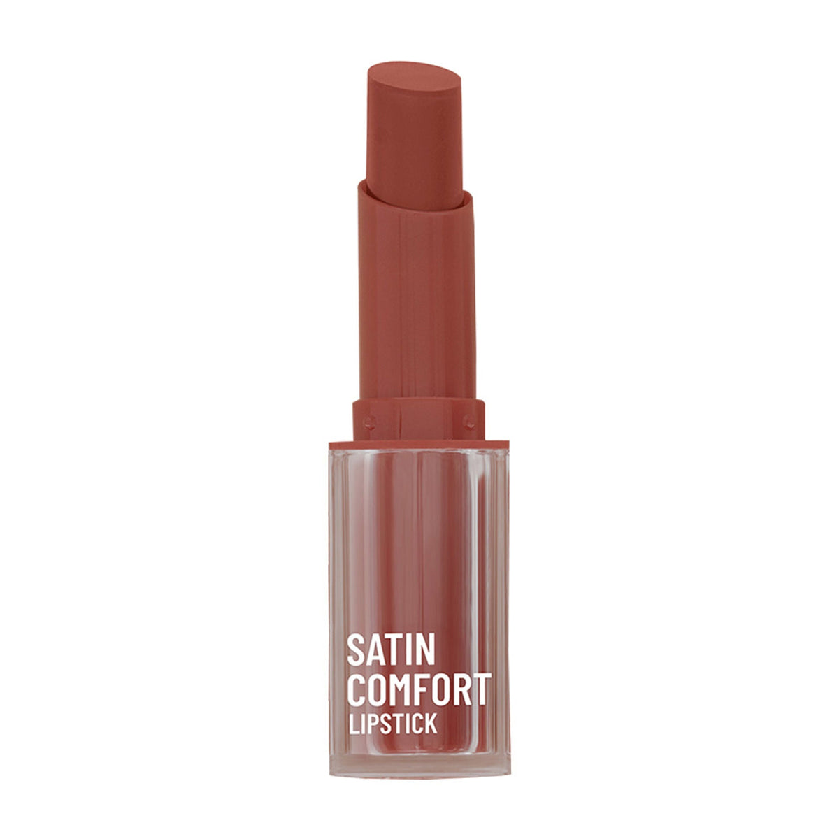 Image 8 of Swiss Beauty Satin Comfort Smooth Glide, Highly Pigmented , Ultra Hydrating Lipstick - 3 Roasted Brown
