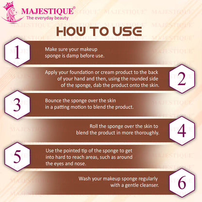 Image 3 of Majestique Make Up Blender Sponge