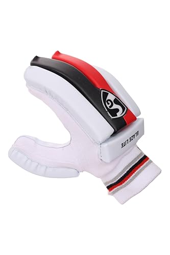 Image 4 of SG Polyvinyl Chloride Blaze LITE Cricket Batting Gloves S.Junior RH, White