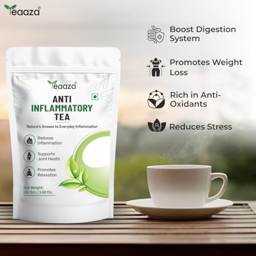 Image 5 of Teaaza Organic Anti Inflammatory Tea -100 Grams Loose Tea