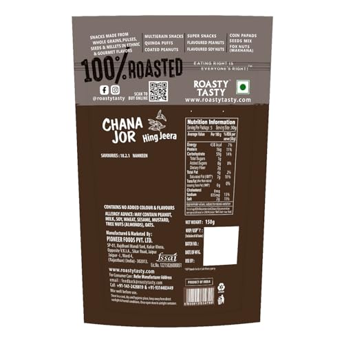 Image 3 of Roasty Tasty Chana Jor 150g x 2 Packs