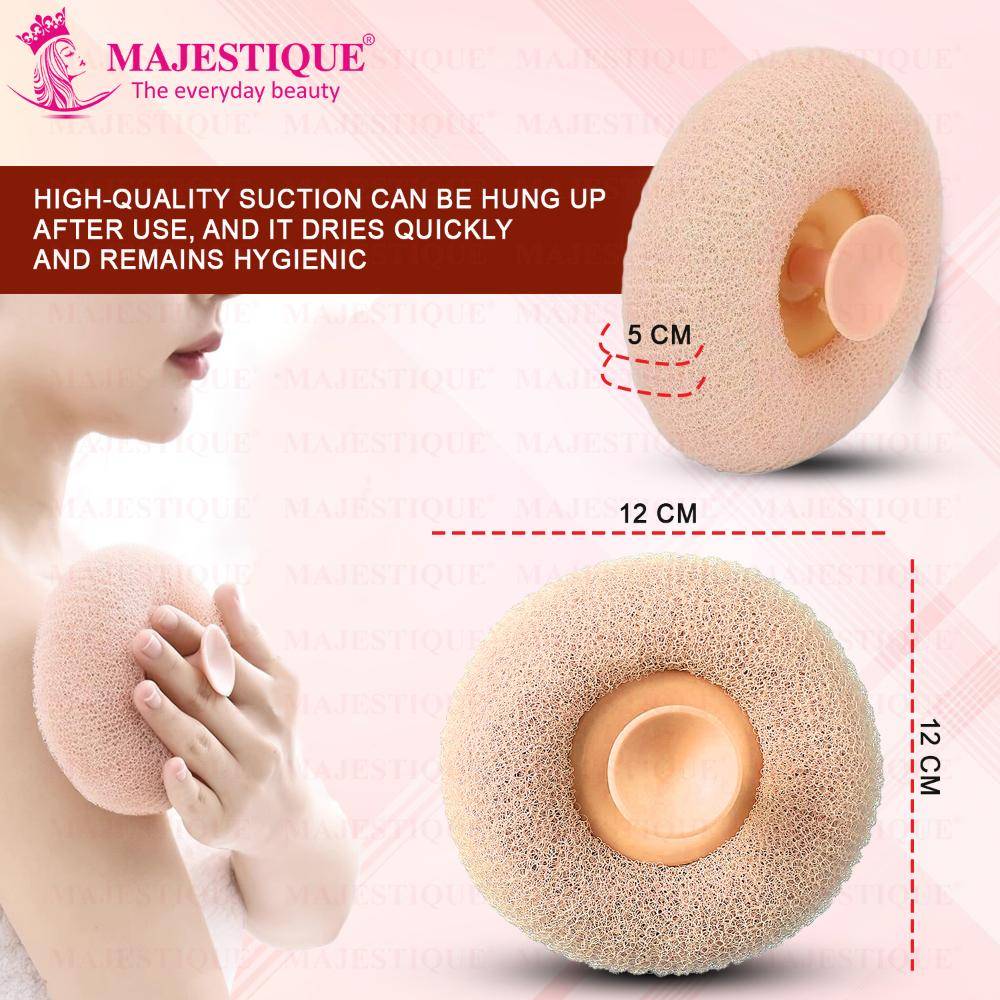 Image 3 of Majestique Ball Loofah With Suction Handle