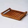 Image 1 of Default Title for the product Vesta Homes Large Teak Wood Rectangular Serving Tray 38 X 25 X 6 Cm