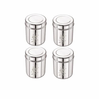 Image 2 of neelam Stainless Steel 12, 22 Gauge Lazer Etching Deep Dabba, Utility Canisters, Storage Containers, 1900 ml