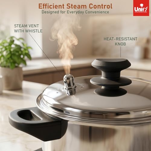 Image 6 of Unify Stainless Steel Idli Cooker 4 Plates | Idli Maker | Induction & Gas Compatible | Sandwich Bottom Steamer with Lid | 16 Idli Capacity | Durable, Rust-Resistant & Easy to Clean