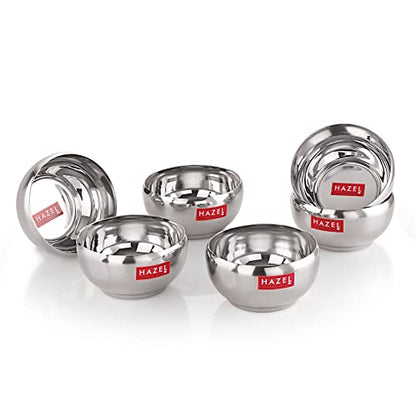 Image 18 of Stainless Steel / Set of 6 - 300 ml each for the product HAZEL Serving Bowl Set