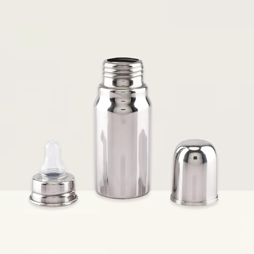 Image 3 of Spillbox Stainless Steel Feeding Bottle for Baby 370ml