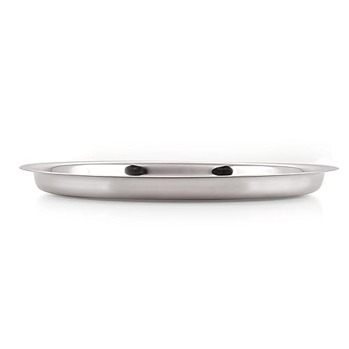 Image 5 of HAZEL Stainless Steel Plates Set 25 cm