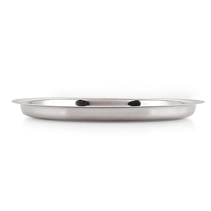 Image 5 of HAZEL Stainless Steel Plates Set 25 cm Pack of 4