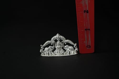 Image 4 of Dista Silvers Lakshmi Ji with Elephant Idol 19.11 Grams
