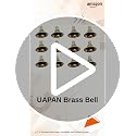 Image 13 of Uapan Brass Pooja Room Bells with J Hook
