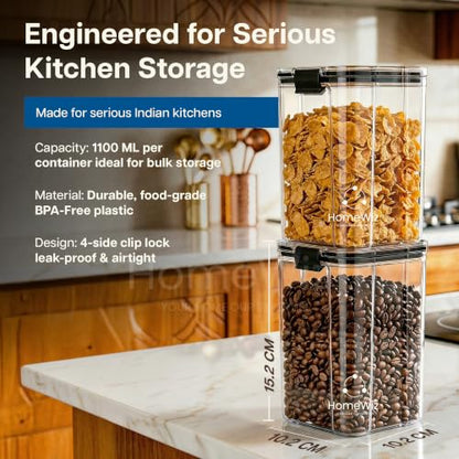 Image 11 of HomeWiz Airtight Kitchen Storage Box