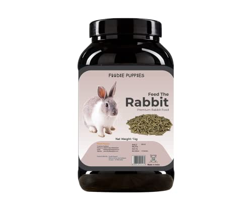 Image 4 of Container - Rabbit Food, 1Kg for the product Foodie Puppies Rabbit Food Dry Pellets