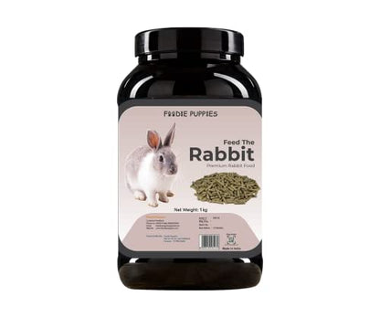 Image 4 of Container - Rabbit Food, 1Kg for the product Foodie Puppies Rabbit Food Dry Pellets