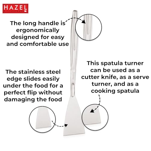 Image 3 of HAZEL Stainless Steel Spatula for Kitchen