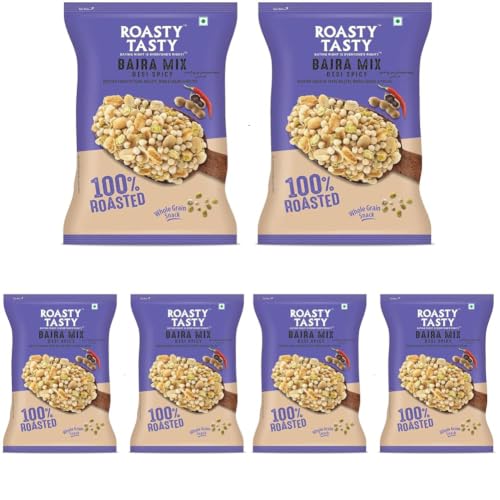 Image 11 of Bajra Mix Desi Spicy / 400 g (Pack of 3) for the product Roasty Tasty Bajra Mix Desi Spicy Millet Namkeen