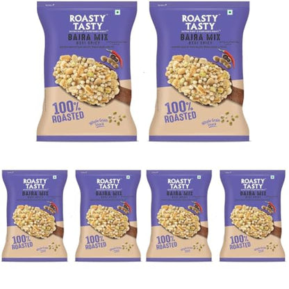 Image 11 of Bajra Mix Desi Spicy / 400 g (Pack of 3) for the product Roasty Tasty Bajra Mix Desi Spicy Millet Namkeen