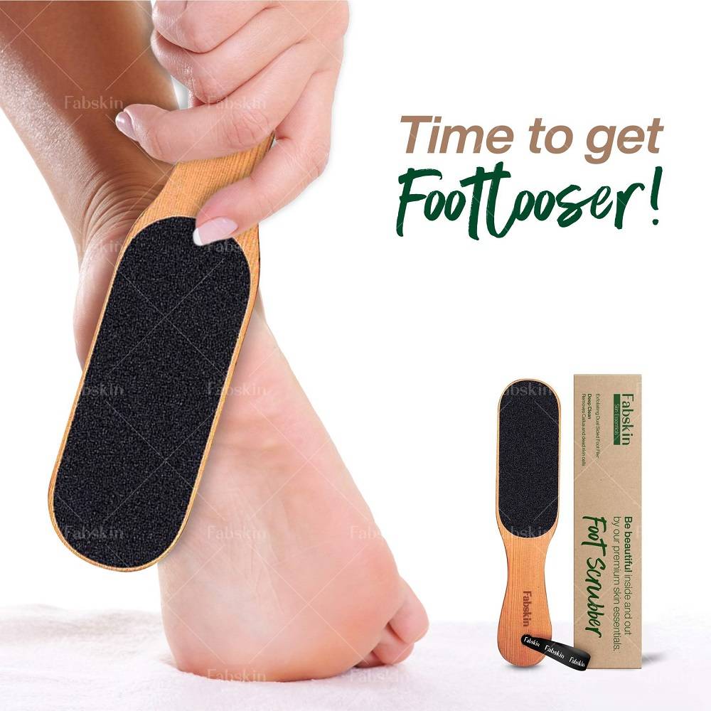 Image 6 of Fabskin Wooden Foot Scrubber Filer