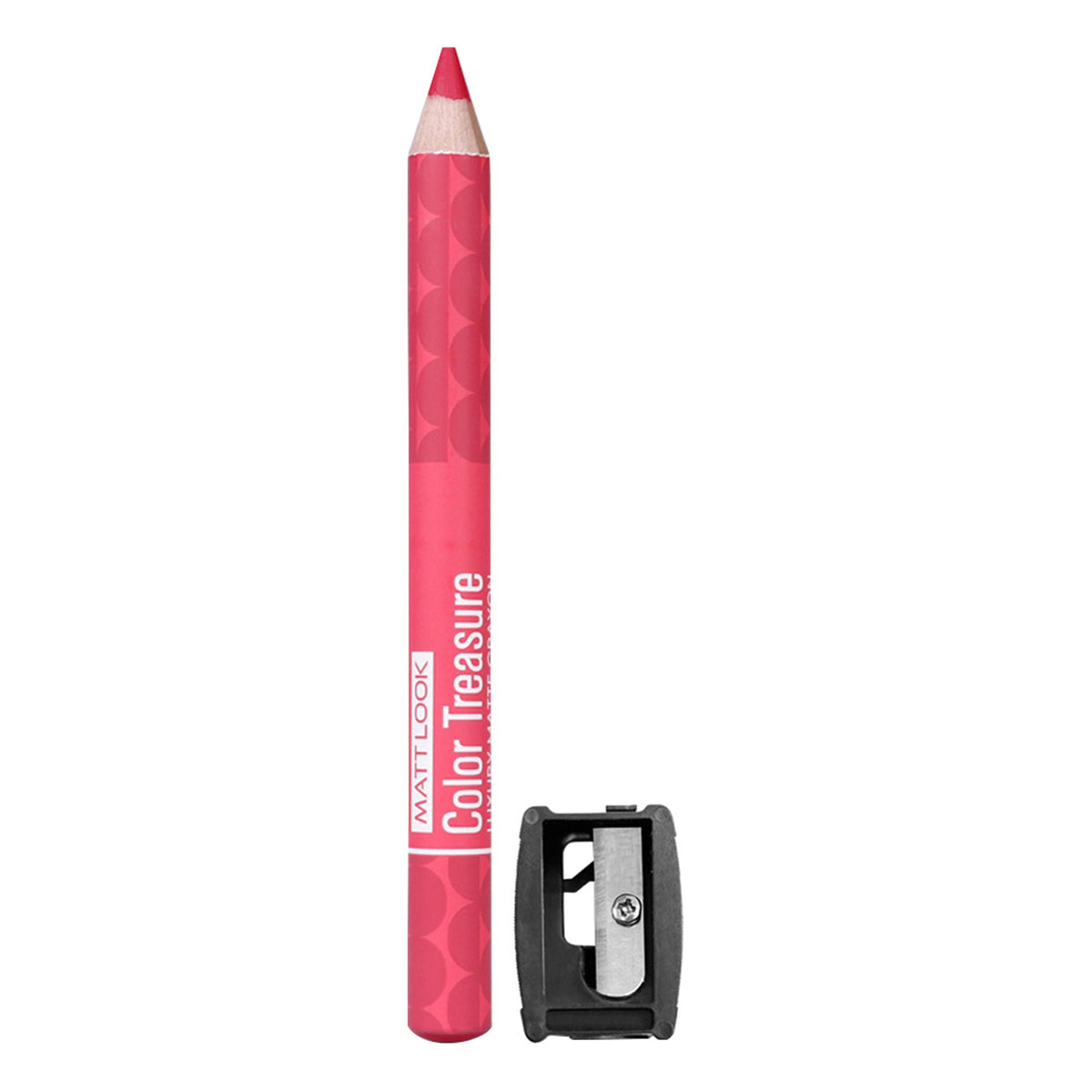 Image 6 of Matt Look Color Treasure Luxury Matte Lip Pencil Crayon - 09 Fuchsia Fever