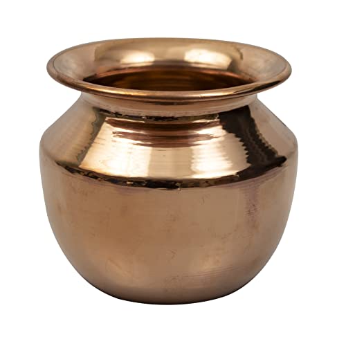 Image 3 of Spillbox Traditional Handcrafted Copper Lota (Large)