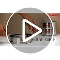 Image 2 of Sumeet Stainless Steel Flat Stackable Container/Separator with Lid Suitable for 5 Ltr & 5.5 Ltr Inner & Outer Lid Cooker, Silver