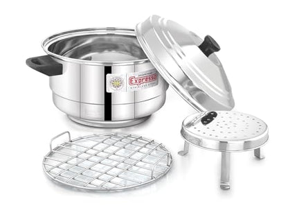 Image 1 of Bati Maker for the product Expresso Stainless Steel Gas Tandoor Oven for Home Kitchen