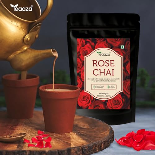Image 6 of Teaaza Rose Chai ,Rose Petals Sun Dried 100G