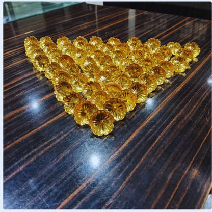 Image 1 of Default Title for the product Dista Silvers Gold Plated Flowers Pack of 108 35g