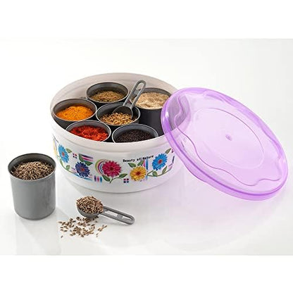 Image 3 of HomeWiz Round Masala Box 1500ml