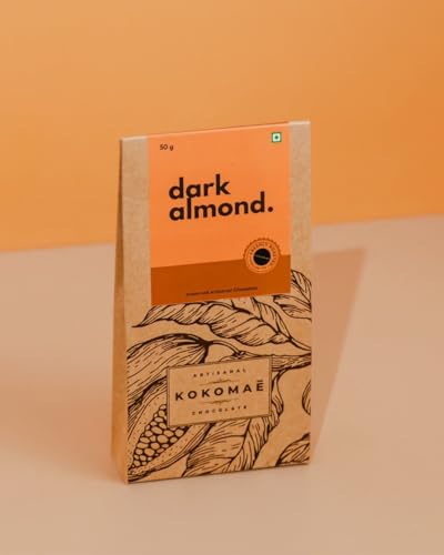 Image 3 of KOKOMAE Rakhi Gift Dark Chocolate Coated Almonds 50g