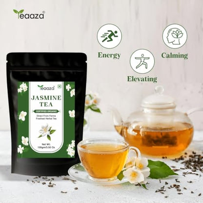 Image 3 of Teaaza Jasmine Tea | 100Gm-100 Cups