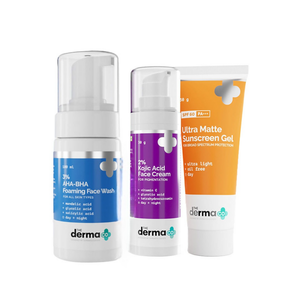 Image 1 of The Derma Co I-Beauty CMS (Cleanser, Moisturizer, Sunscreen) For Pigmentation Combo