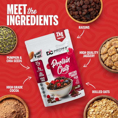 Image 5 of Doctor's Choice Protein Oats Dark Choco Berry 2Kg