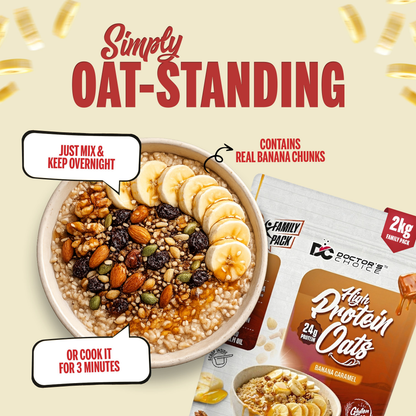 Image 5 of Doctor's Choice Protein Oats (Banana Caramel) 2 KG