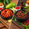 Image 1 of combo for the product Tenali Ruchulu Pickles Combo: Mango Pickle + Gongura Pickle