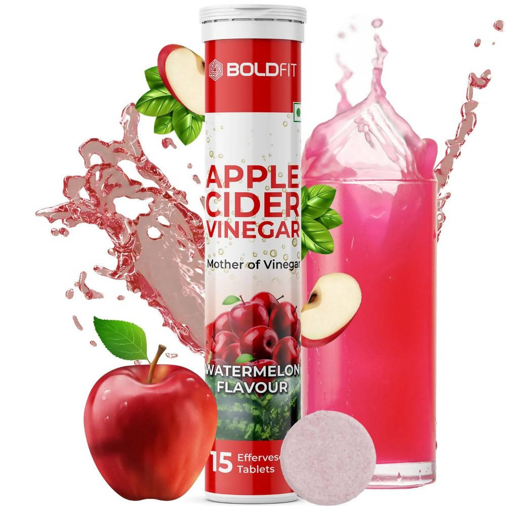 Image 1 of 15 tabs for the product Boldfit Apple Cider Vinegar Effervescent Tablets