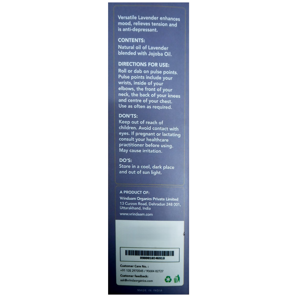 Image 4 of Vrinda Lavender Aromatic Oil Roll On