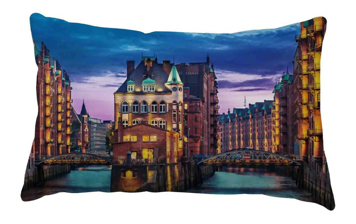 Image 1 of Unique Fashion Microfibre Filled Cushion For Kids - Building