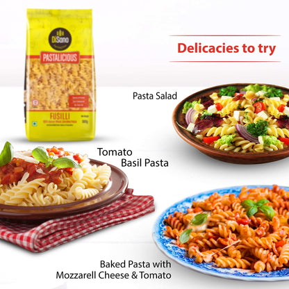 Image 3 of Disano Pastalicious Durum Wheat Fusilli Pasta, 500g