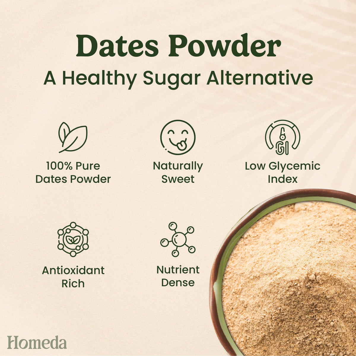 Image 3 of Homeda Homeda Dates Powder